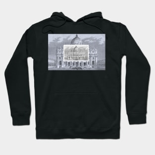 St. Mark's Square St. Peter's Basilica in Vatican Hoodie